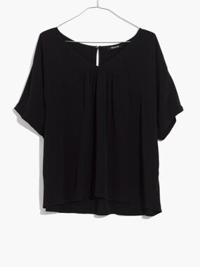 Madewell Black Rhyme Top